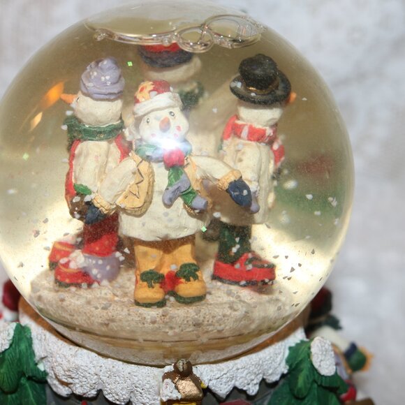 vintage snowman snowglobe musical Frosty the Snowman heavy - Picture 5 of 6